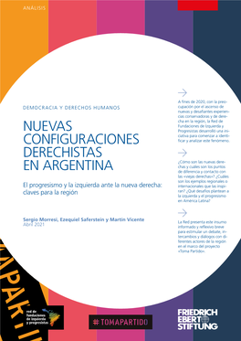 Nuevas Configuraciones Derechistas En Argentina