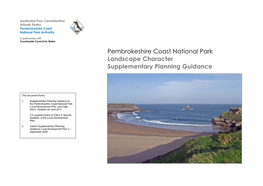 Pembrokeshire Coast National Park Authority in Partnership with Countryside Council for Wales