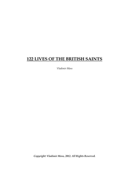 Lives of the British Saints