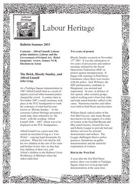 At a Labour Heritage Committee Meeting in July a Member Asked