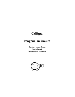 Calligra Pengenalan Umum