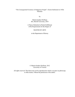 Uvic Thesis Template