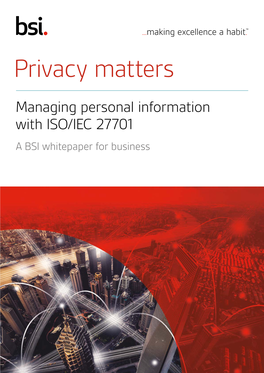 Privacy Matters Whitepaper