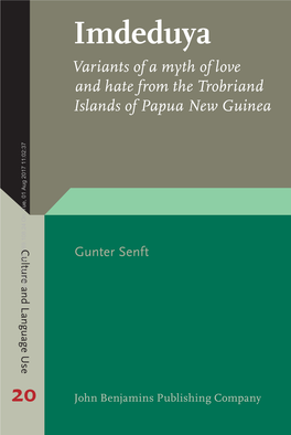 Imdeduya Variants of a Myth of Love and Hate from the Trobriand Islands of Papua New Guinea