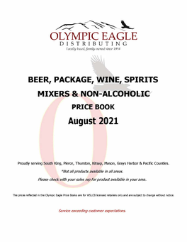BEER, PACKAGE, WINE, SPIRITS MIXERS & NON-A[Coholig