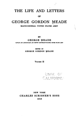 The Life and Letters of George Gordon Meade, Vol. 2