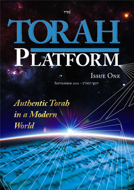 Authentic Torah in a Modern World Authentic Torah in a Modern World
