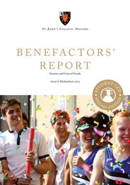 Benefactors' Report 2013