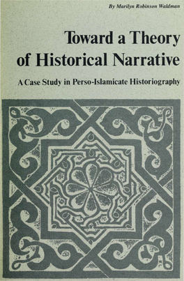Toward a Theory of Historical Narrative