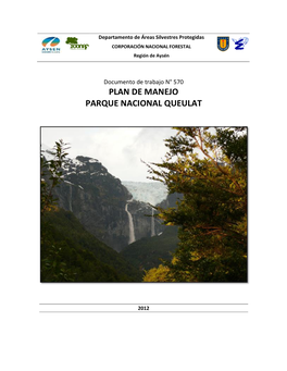 Plan De Manejo Parque Nacional Queulat