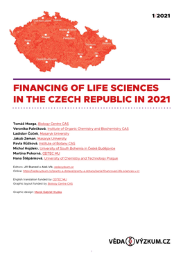 Financing of Life Sciences in the Czech Republic in 2021