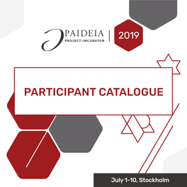 Participant Catalogue