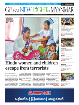 Hindu Women and Children Escape from Terrorists