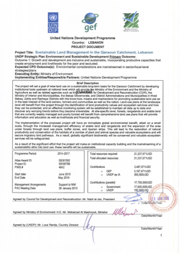 Project Document Through National and Local Level Consultative Meetings