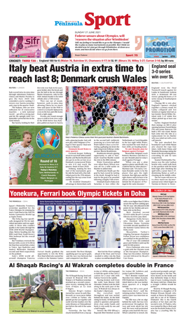 Denmark Crush Wales REUTERS — SOUTHAMPTON