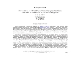 Potential of Soil Carbon Sequestration for the Brazilian Atlantic Region