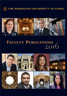 Faculty Publications 2016