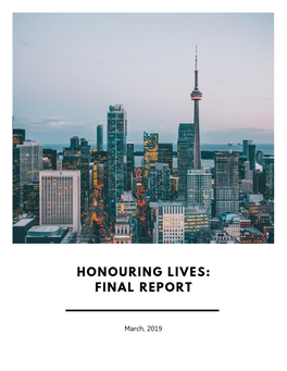 (2019) Honouring Lives Final Report