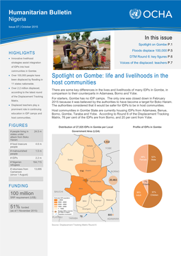 Spotlight on Gombe: Life and Livelihoods in the Host Communities