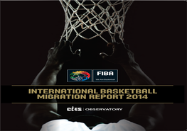 International Basketball Migration Report 2014 Interna Migra Interna