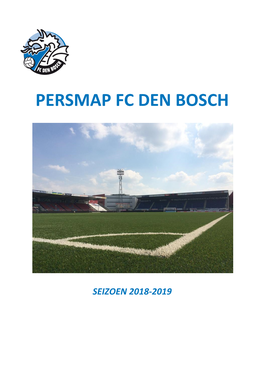 Persmap FC Den Bosch 2018-2019