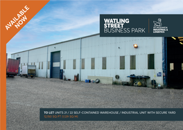 Watling Street Business Park Available