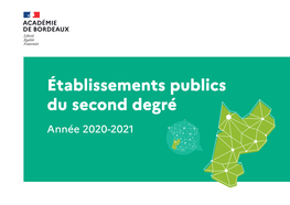 Établissements Publics Du Second Degré