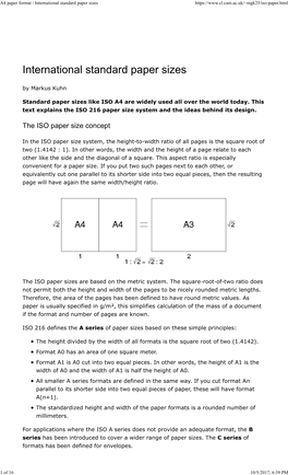 Paper Sizes, Sometimes Called the JIS B Or JB Series