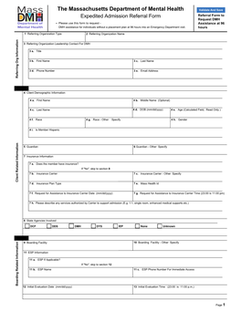 Expedited Psychiatric Inpatient Admissions