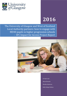 Uog SFC Impact for Access MD40 Project Report Dec 2016