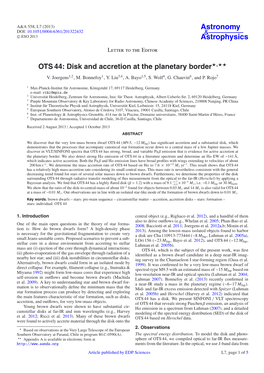 OTS 44: Disk and Accretion at the Planetary Border�,