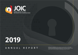 Joic-Annualreport-2019.Pdf