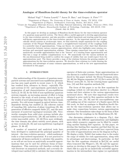 Arxiv:1902.07237V3 [Cond-Mat.Stat-Mech] 15 Jul 2019 Been Developed to Understand the Principal Quantity of the Order of Approximations Seen in the Diagram in Fig.1