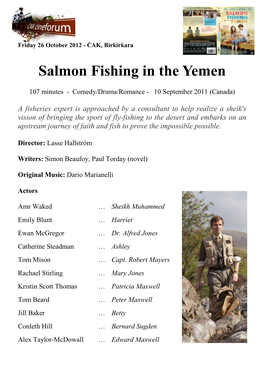 Salmon Fishing in the Yemen