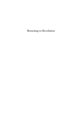 RETURNING to REVOLUTION Deleuze, Guattari and Zapatismo