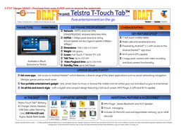 Telstra T-Touch