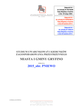 MIASTA I GMINY GRYFINO 2015 Obr. PNIEWO