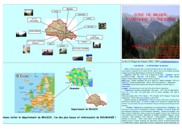 Zone De Brasov, Patrimoine Et Tourisme