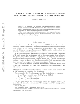 Arxiv:1904.08629V1 [Math.AG] 18 Apr 2019 Orsodne N.639.032.528)