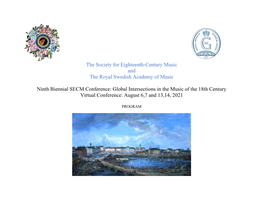 The Society for Eighteenth-Century Music and the Royal Swedish Academy of Music