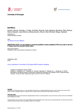 Bacterial Hosts for Production of Bioactive Phenolics from Berry Fruits