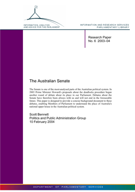 The Australian Senate