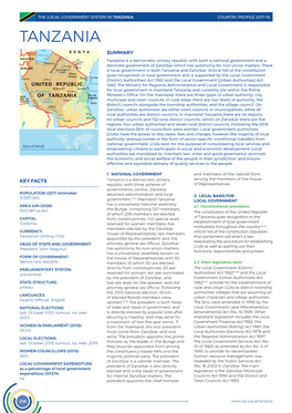 Local Government System in Tanzania