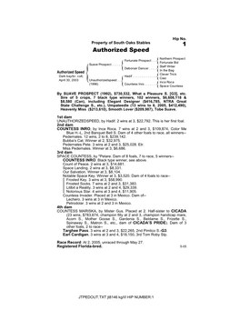 Catalogue for Midlantic 2YO's & HORA