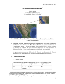 29-31 De Octubre Del 2015 1 Las Cláusulas Encadenadas En El Seri1