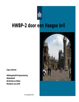 HWBP-2 Door Een Haagse Bril