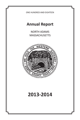 City of North Adams Annual Report 2013-2014