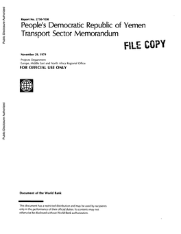 World Bank Document