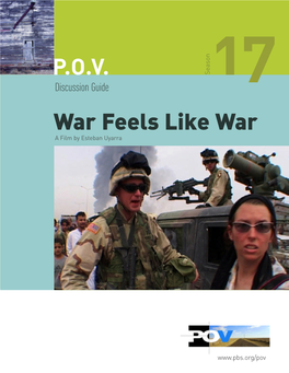 War Feels Like War a Film by Esteban Uyarra
