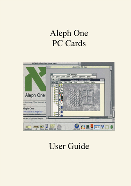 Aleph One PC Cards User Guide